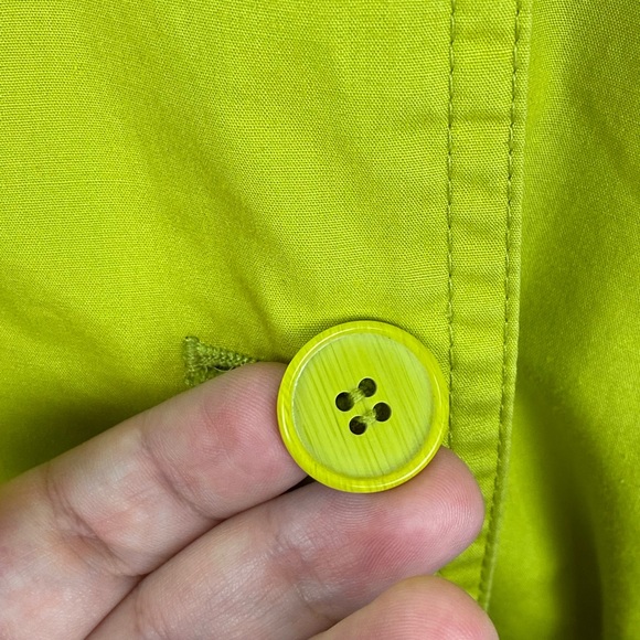 Foxrun Vintage 90s Funky Colorblock Neon Oversized Mid Length Windbreaker Jacket - Picture 8 of 12